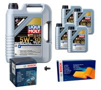 Bosch Controllo Set 9 L Liqui Moly Special Tec F & 5W-30 per Ford