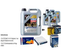 Bosch Controllo Set 9 L Liqui Moly Special Tec F. 5W-30 per Ford Transito