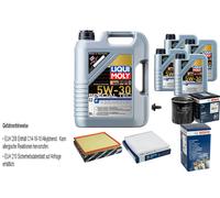 Bosch Controllo Set 9 L Liqui Moly Special Tec F 5W-30 per Ford Transito Di