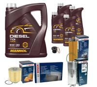 Bosch Controllo Set 9 L mannol Diesel Tdi 5W-30 per di Antenna Audi A6 Allroad