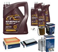 Bosch Controllo Set 9 L mannol Energia Ultra JP 5W-20 per BMW Di 3er