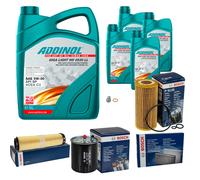 BOSCH Controllo Set 9L ADDINOL GIGA LIGHT MV 5W-30 Per Mercedes S211 E 320 T