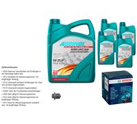 BOSCH Controllo Set 9L ADDINOL SUPER LIGHT 5W-40 Per Porsche 911 Targa 993