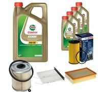 BOSCH Controllo Set 9L CASTROL EDGE 5W-30 C3 Per Opel Movano B Furgone