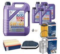 BOSCH Controllo Set 9L Liqui Moly Leichtlauf High Tech 5W-40 Per CLK 320