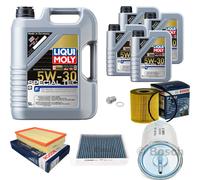 BOSCH Controllo Set 9L Liqui Moly Special Tec F 5W-30 Per Volvo S80 I 2.4