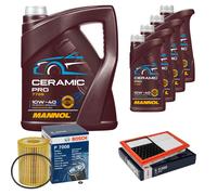 Bosch Controllo Set 9L mannol Ceramica pro Bowling 10W-40 per