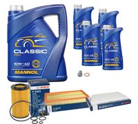 Bosch Controllo Set 9L mannol Classic 10W-40 per Radio Classe C Mercedes CLK