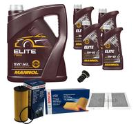Bosch Controllo Set 9L mannol Elite 5W-40 per MERCEDES CLASSE S W222 V222