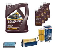 BOSCH Controllo Set 9L MANNOL LONGLIFE 504/507 5W-30 Per Mercedes-Benz
