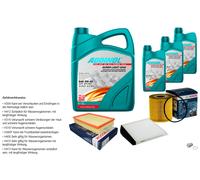 BOSCH Controllo set AGGIUNTA 8L SUPER LEGGERO 5W-40 per Volvo V70 II P80_ 2.4