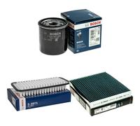 BOSCH Controllo Set Filtri Adatto A per Toyota Yaris 1.0 Vvt-I 1.3