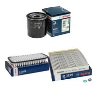BOSCH Controllo Set Filtri filtro per Toyota Yaris _P9_ 1.3 Vvt-I