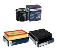 BOSCH Controllo Set Filtri per Nissan NV200 Scatola / Familiare Note 1.5 DCI