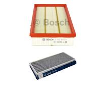 BOSCH Controllo Set Filtro Aria Filtro Abitacolo Per Land Rover Range LM