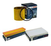 BOSCH Controllo Set Filtro Dell'Olio Filtro Aria Abitacolo per Peugeot 307