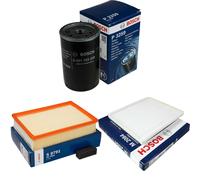BOSCH Controllo Set Filtro Olio Filtro Aria Abitacolo per Ford Escort VII