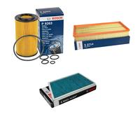 BOSCH Controllo Set Filtro Olio Filtro Aria Abitacolo per Mercedes