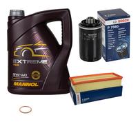 Bosch Controllo Set mannol 5L 5W-40 Estremo per Audi A3 8P1 8PA 8UB 8UG VW