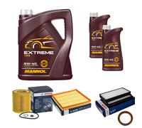 BOSCH Controllo Set MANNOL 7L 5W-40 Extreme Per BMW X5 F15 F85 E70 X6 E71
