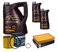 BOSCH Controllo Set MANNOL 7L 5W-40 Extreme Per Volvo S80 I TS XY 184