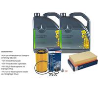 BOSCH Controllo set Mercedes Da 10 Litri ORIGINAL Olio 5W-30 229.51 per classe E