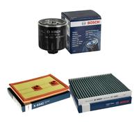BOSCH Controllo Set Olio Filtro Filtro Aria Filtro Abitacolo Per VW Golf VII