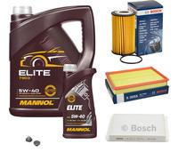 Bosch Controllo Set olio motore 6L mannol Elite 5W-40 per IN Legno Opel Meriva