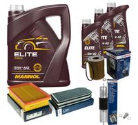 Bosch Controllo Set olio motore 8L mannol Elite 5W-40 per BMW Serie 7er E38 728i