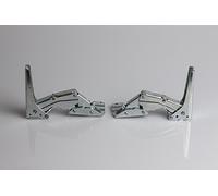 Bosch - Coppia di cerniere integrate per porta del frigorifero e congelatore (superiore sinistra, inferiore destra + superiore destra, inferiore sinistra)