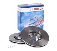 BOSCH Coppia Dischi Freno Anteriori per RENAULT Captur Megane DACIA Duster