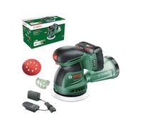 Bosch Levigatrice rotoorbitale a batteria UniversalOrbit 18V-20 Set (Levigatura su superfici in legno di medie e grandi dimensioni; diametro 125 mm; 18 Volt System; batteria da 2.0Ah e caricabatteria)