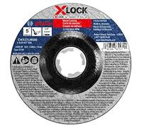 Bosch CWX27LM500 5 in. x 1/8 in. X-Lock Arbor Type 27A (ISO 42) 30 Grit Metal Cutting and Grinding Abrasive Wheel