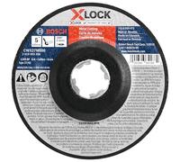 BOSCH CWX27M500-25-Piece 5" x .98" X-Lock Arbor Type 27A (ISO 42) 30 Grit Metal Cutting and Grinding Abrasive Wheel