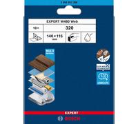Bosch Disco Abrasivo Expert W480 Web, G320, 5 Pezzi