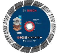 Bosch Dischi per troncatura diamantati MultiMaterial EXPERT 230 x 22,23 x 2,4 x 15 mm per smerigliatrici angolari grandi con ghiera di serraggio Quantità:1