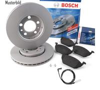 Bosch Disco Freno Pastiglie Meyle Wako Frontale per BMW 1er E87 E81 3er E90 E92