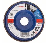 Bosch Disco Levigatura Ventilatore X571 Best per Metallo, Dritto, 115 MM, 120