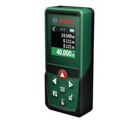 Bosch Distanziometro laser PLM40-23 (misurazioni fino a 40 m, funzioni integrate per la lunghezza, la superficie e il volume, display a colori ad alta visibilità, 10 posizioni di memoria)