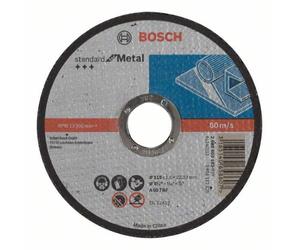 Bosch Divisorio Dritto Standard per Metallo A 60 T Bf, 115 MM, 1,6 MM