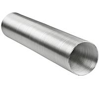 Bosch DZZ1XX1X1 - Accessorio per cappa aspirante, tubo rotondo in alluminio, made in Germany