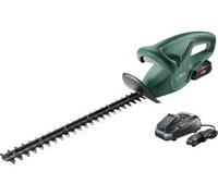 Bosch Home and Garden Tagliasiepi a batteria EasyHedgeCut 18-45, 2 batterie da 2.0 Ah, sistema da 18 Volt, barra da 45 cm, confezione in cartone
