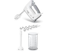 Bosch MFQ36440 Sbattitore Elettrico, 400 Watt, 5 Velocità+Turbo, Bianco