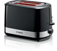 Bosch Elettrodomestici, Tostapane compatto, TAT6A513, con funzione scongelamento/riscaldamento, 800 W, colore: Nero