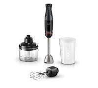 Bosch ErgoMaster Series 4 MSM4B624GB - Frullatore a mano 3 in 1, velocità controllata dalla pressione, con doppia frusta, mini tritatutto e bicchiere per precipitati, lama in acciaio inox, motore da