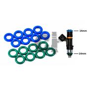 Bosch ev14 0280158117 Carburante Iniettore 14mm Oring Seals GT500 5.8L Shelby Gt