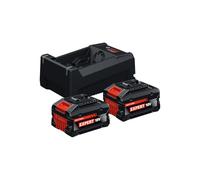 Bosch EXPERT 18V System Starter set a prestazioni elevate: 2 batterie EXBA 18V-55 + 1 caricabatterie rapido GAL 12V/18V-18
