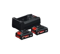 Bosch EXPERT 18V System Starter set: batteria a prestazioni elevate EXBA18V-40 in combinazione con caricabatteria rapido GAL 12V/18-80 (fino a 2.000 W di potenza massima)