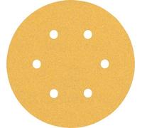 Bosch Carta abrasiva EXPERT C470 a 6 fori per levigatrice rotorbitale, 150mm G 100 5pz. Quantità:50