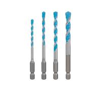 Bosch EXPERT HEX-9 - Set di 4 punte multiple per calcestruzzo, piastrelle in ceramica morbida, 4-8 mm, accessori professionali, trapano a percussione, cacciavite, trapano)